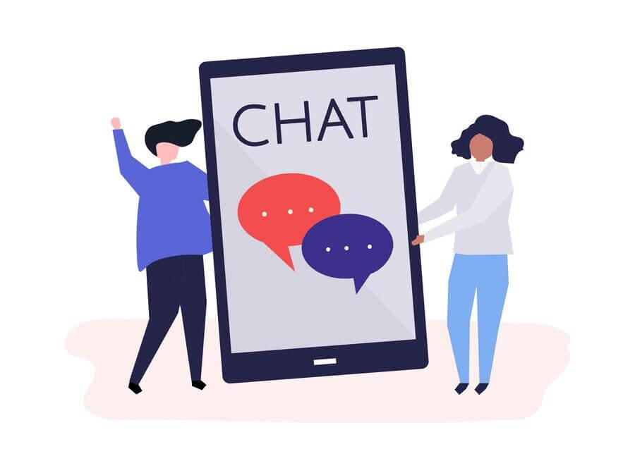 online chat with partners