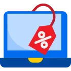 an icon indicating ad-free